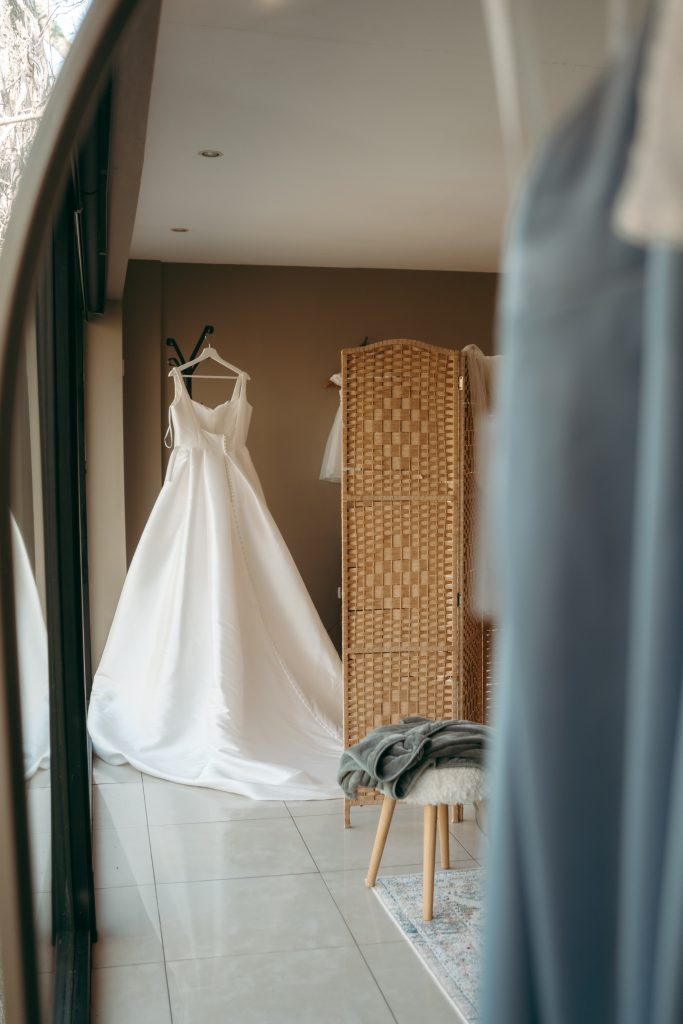 Beth & Rob's wedding at Carwinley Barn, Cumbria — the morning