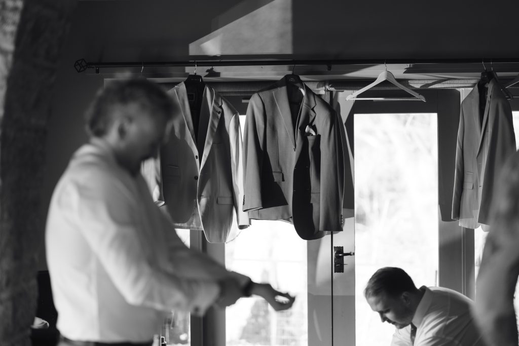 Beth & Rob's wedding at Carwinley Barn, Cumbria — the morning