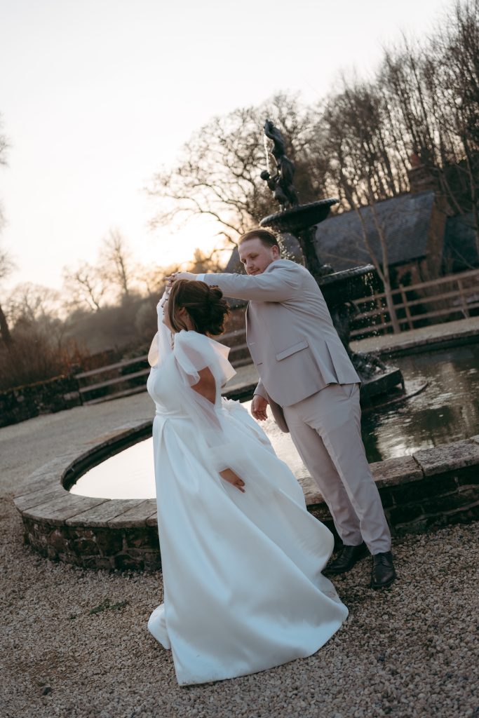 Beth & Rob's wedding at Carwinley Barn, Cumbria — twenty minutes, in beautiful evening light