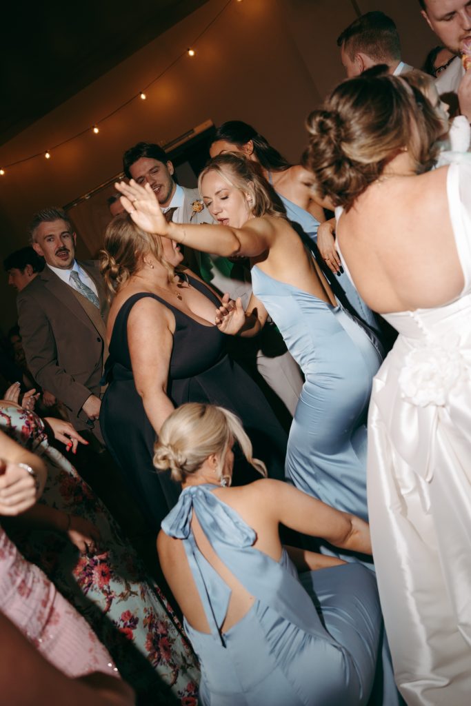 Beth & Rob's wedding at Carwinley Barn, Cumbria — dodgy moves and saxaphoe vibes