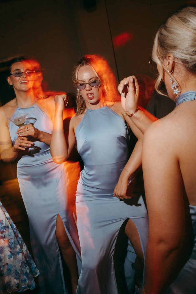 Beth & Rob's wedding at Carwinley Barn, Cumbria — dodgy moves and saxaphoe vibes