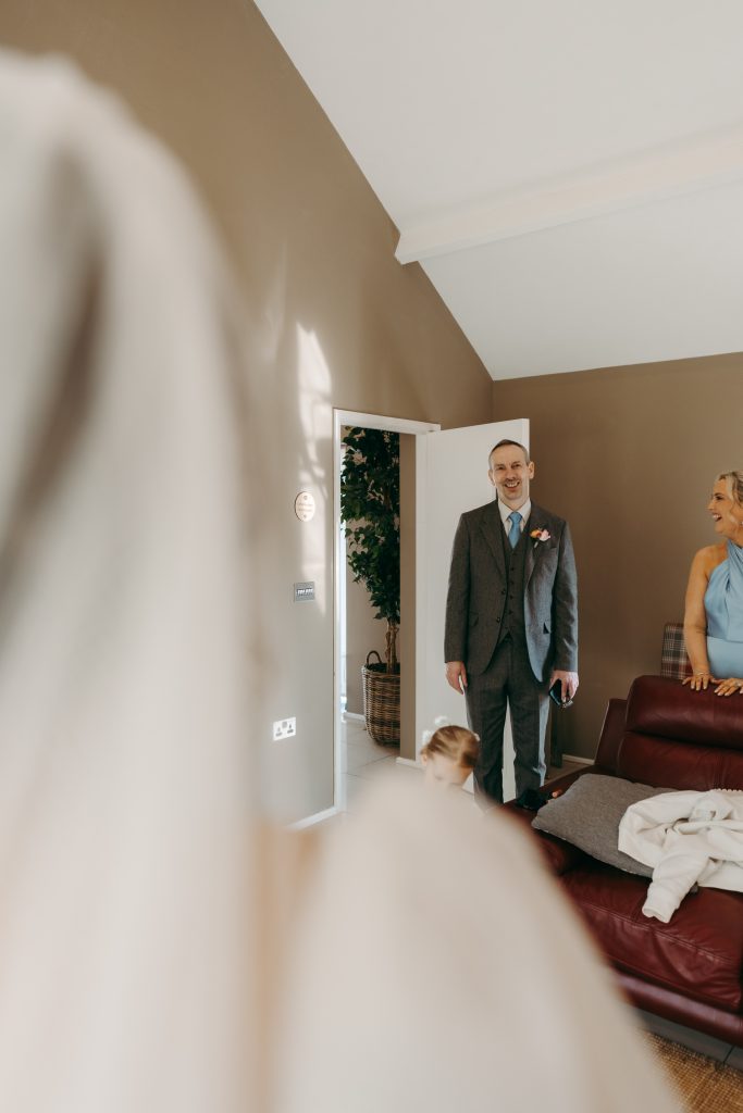 Beth & Rob's wedding at Carwinley Barn, Cumbria — the morning