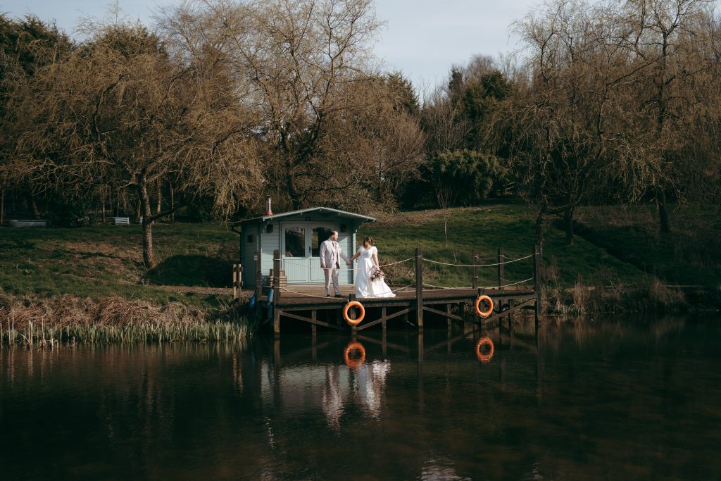 Beth & Rob's wedding at Carwinley Barn, Cumbria — twenty minutes, in beautiful evening light