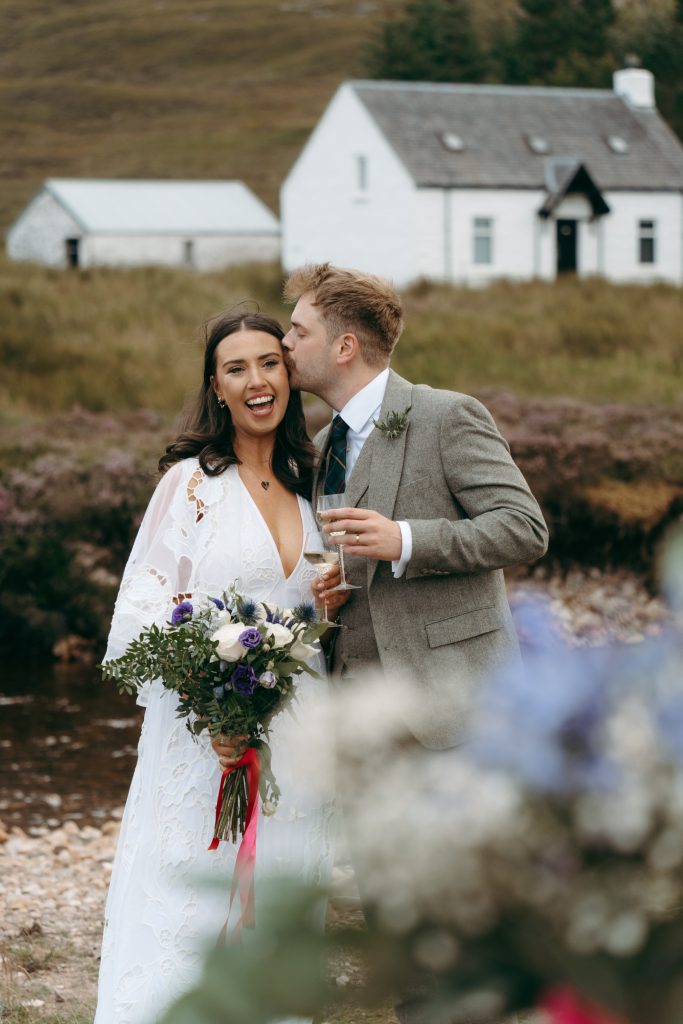 Mike & Hev's wedding at The Wee White House, Glencoe