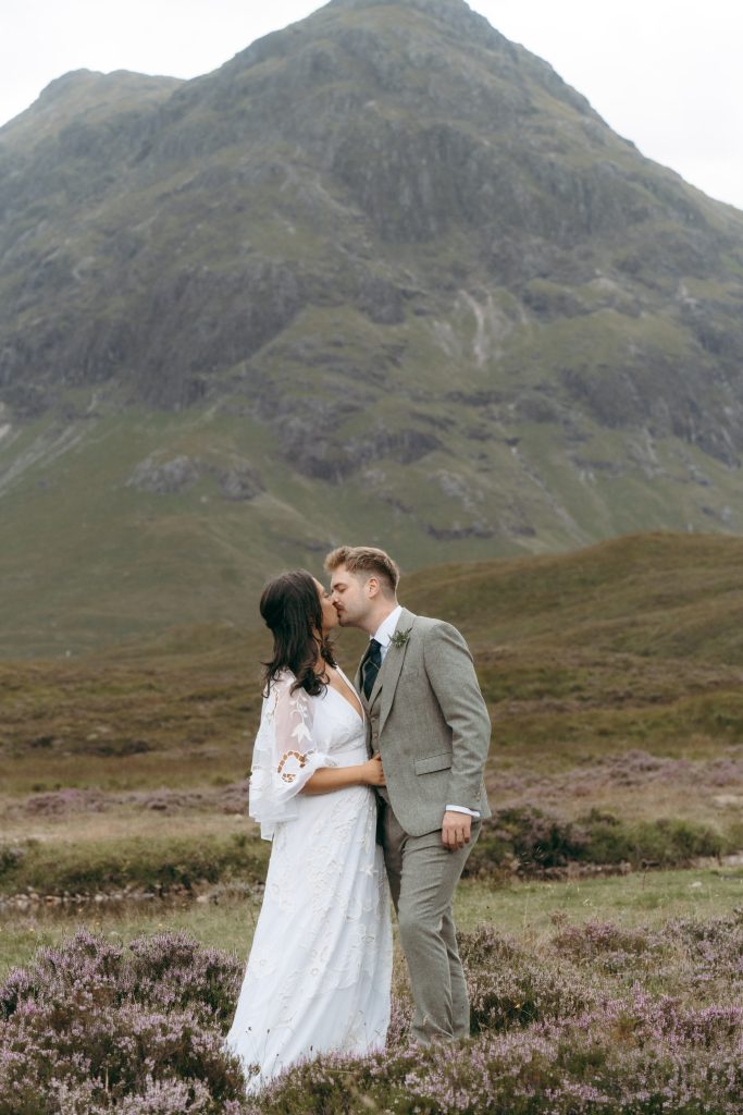 Mike & Hev's wedding at The Wee White House, Glencoe — twenty minutes, near the end of the light