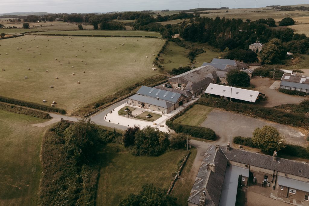 Caitlin & Tom's wedding at Doxford Barns, Northumberland — the morning