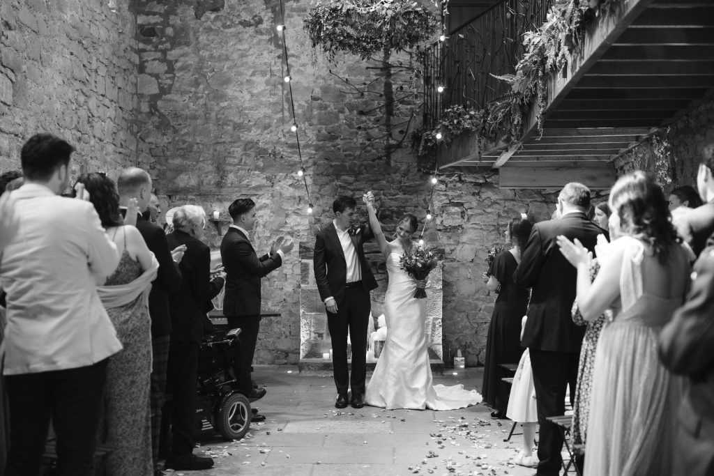 Caitlin & Tom's wedding at Doxford Barns, Northumberland — the ceremony