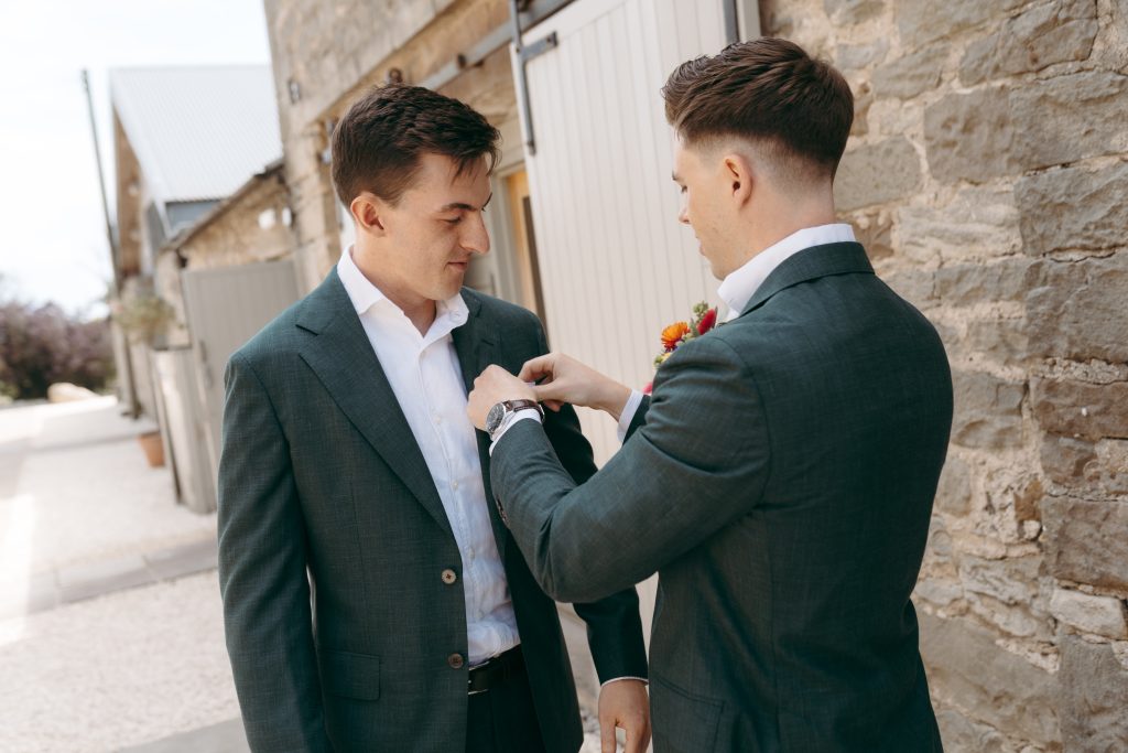 Caitlin & Tom's wedding at Doxford Barns, Northumberland — the morning
