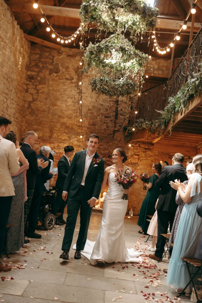 Caitlin & Tom's wedding at Doxford Barns, Northumberland — the ceremony