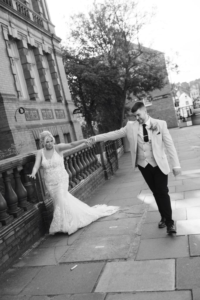 Laura & Kieren's wedding at Durham Masonic Hall — portrait hour