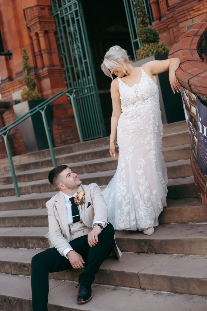 Laura & Kieren's wedding at Durham Masonic Hall — portrait hour