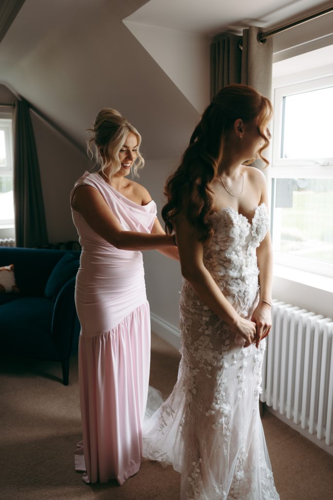 Libby & Tyler's wedding at The Hidden Oak, County Durham — the morning