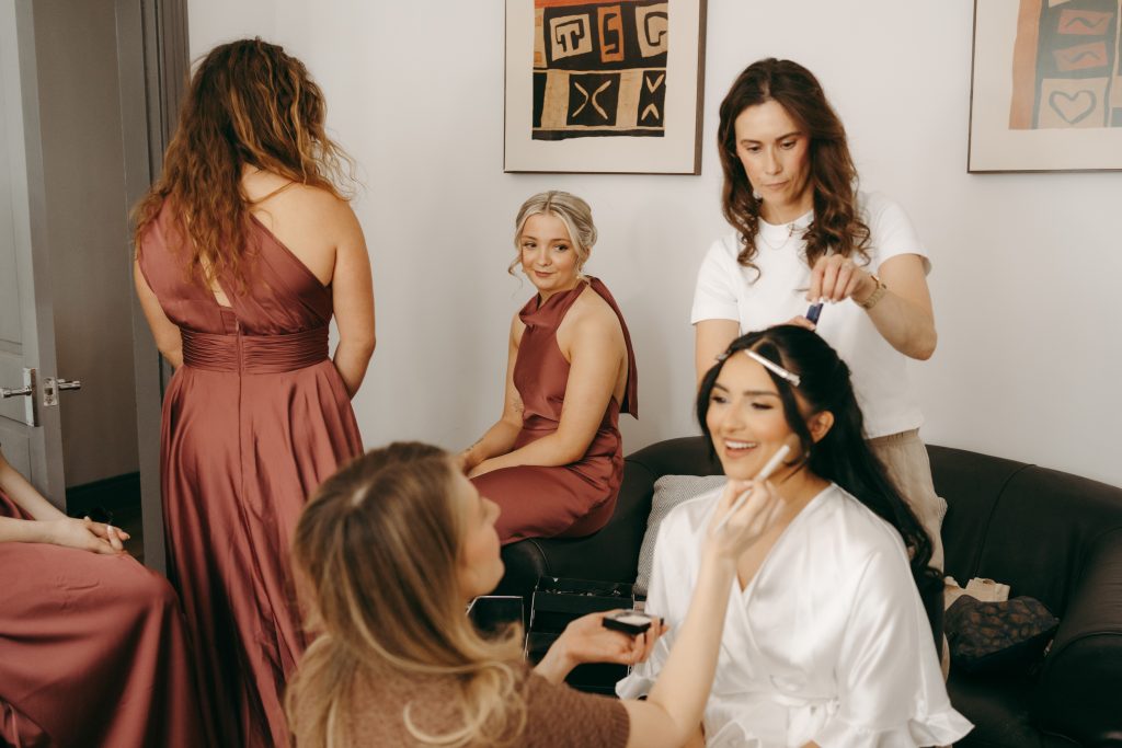 Monique & Taylor's wedding at Teeside Vineyard Church — the morning