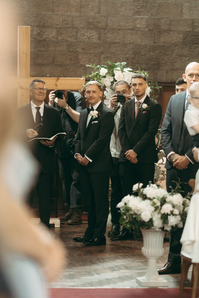 Monique & Taylor's wedding at Teeside Vineyard Church — the beating heart of the day