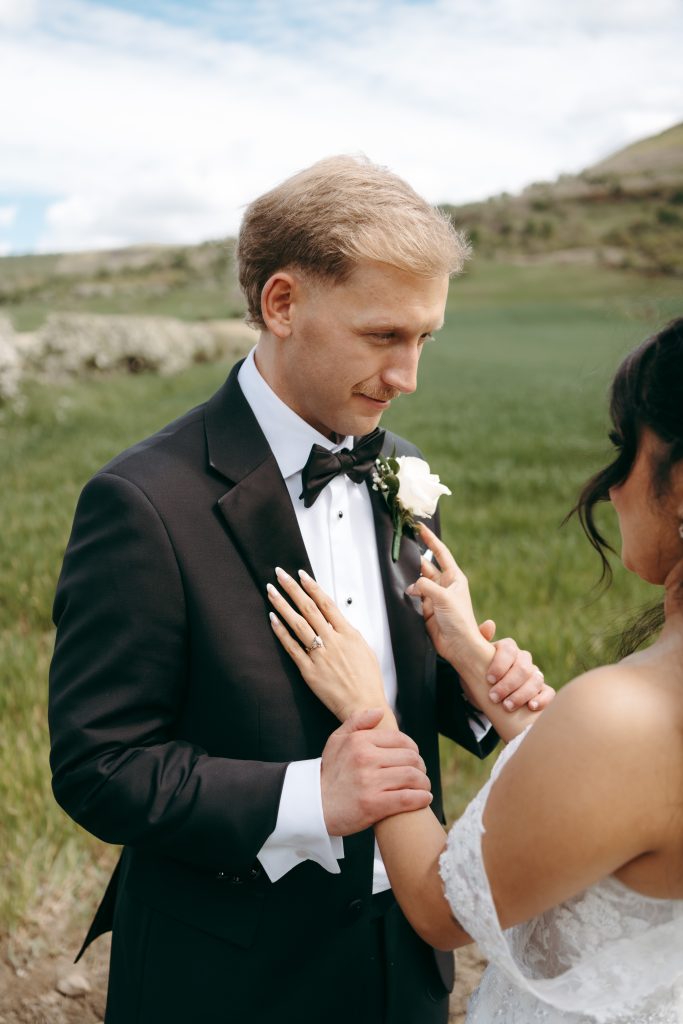 Monique & Taylor's wedding at Teeside Vineyard Church — little moments of love with a beautiful backdrop