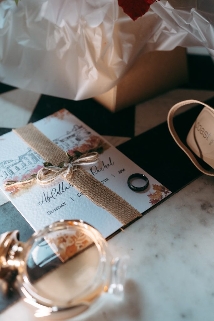 Wedding photography at Springkell, Scotland